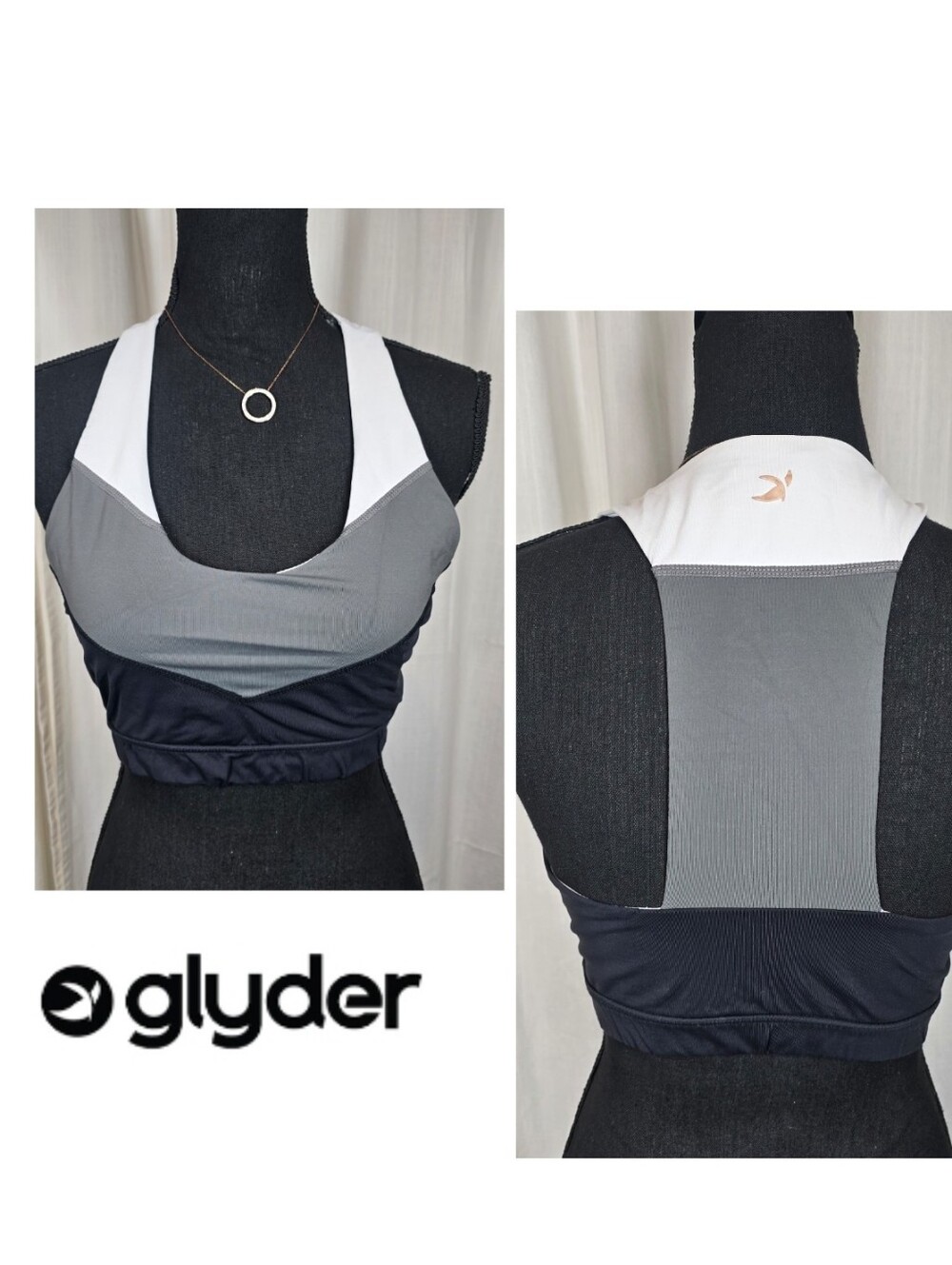 Glyder Color Block Yoga Sports Bra